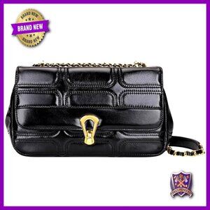 Quilted Leather Crossbody Purse Chain Shoulder Bag Women's Trendy Handbag